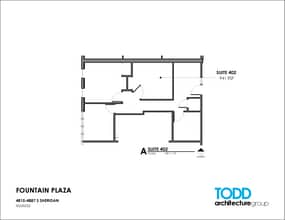 4815-4821 S Sheridan Rd, Tulsa, OK à louer Plan d’étage– Image 2 sur 2