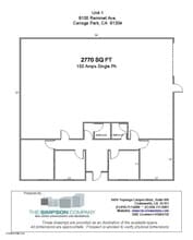 8100-8110 Remmet Ave, Canoga Park, CA à louer Plan d’étage– Image 1 sur 1