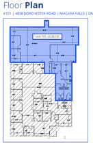 4838 Dorchester Rd, Niagara Falls, ON à louer Plan d’étage– Image 1 sur 1