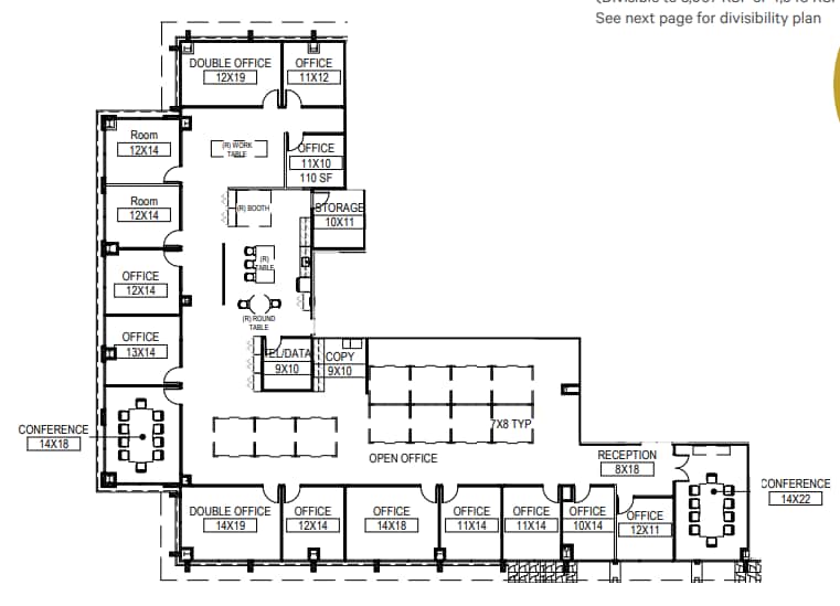 9915 mira mesa Blvd, San Diego, CA à louer Plan d’étage– Image 1 sur 2
