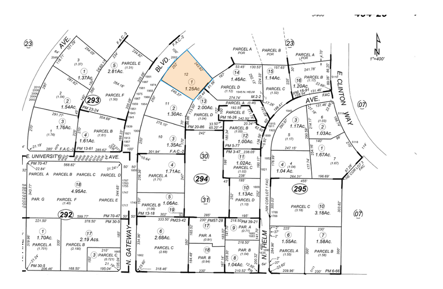2002 N Gateway Blvd, Fresno, CA à vendre - Plan cadastral – Image 3 sur 4
