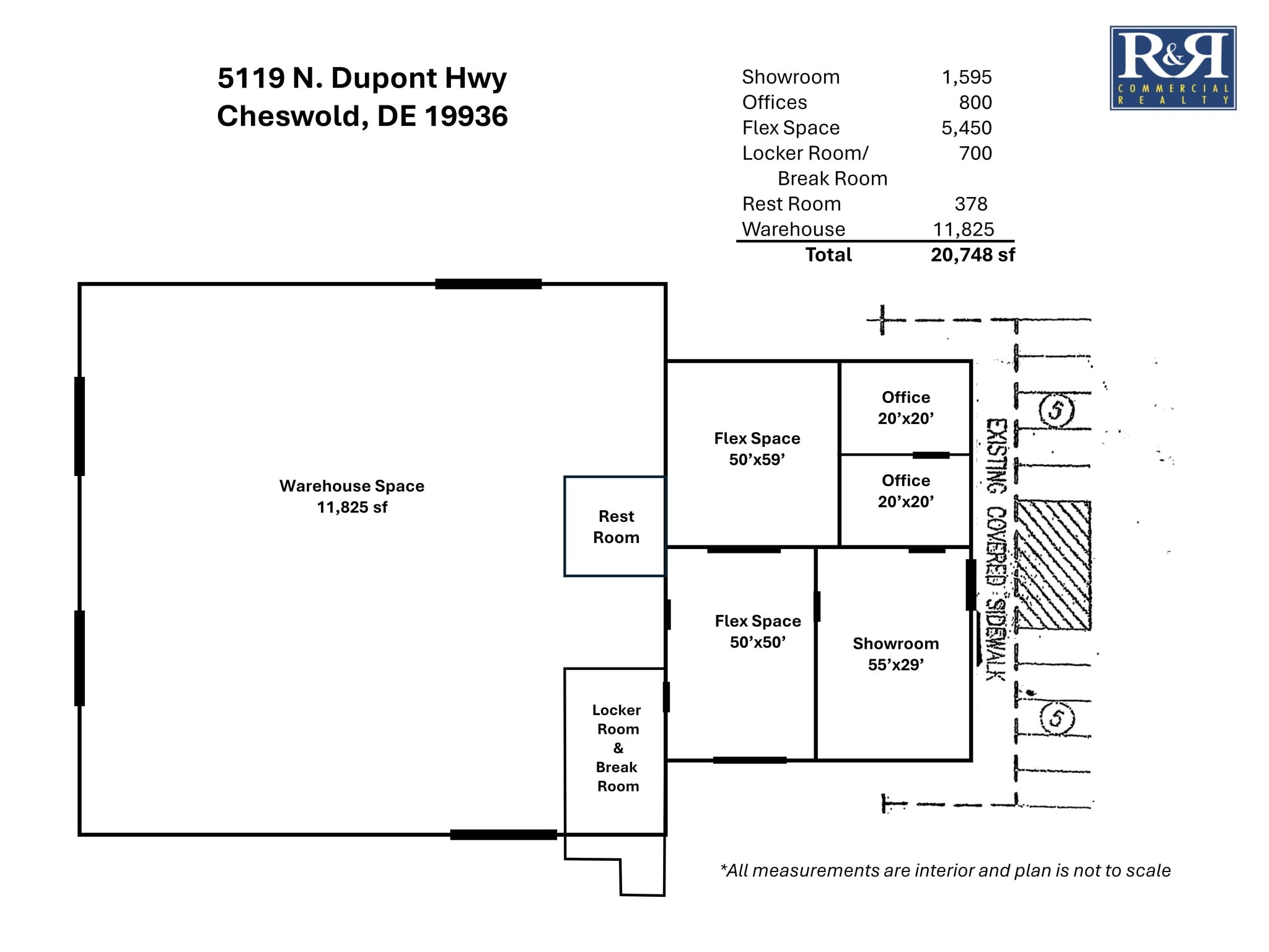 5119 N Dupont Hwy, Cheswold, DE à louer Plan de site– Image 1 sur 1