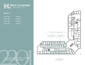 2201 N Collins St, Arlington, TX à louer Plan d’étage– Image 1 sur 1