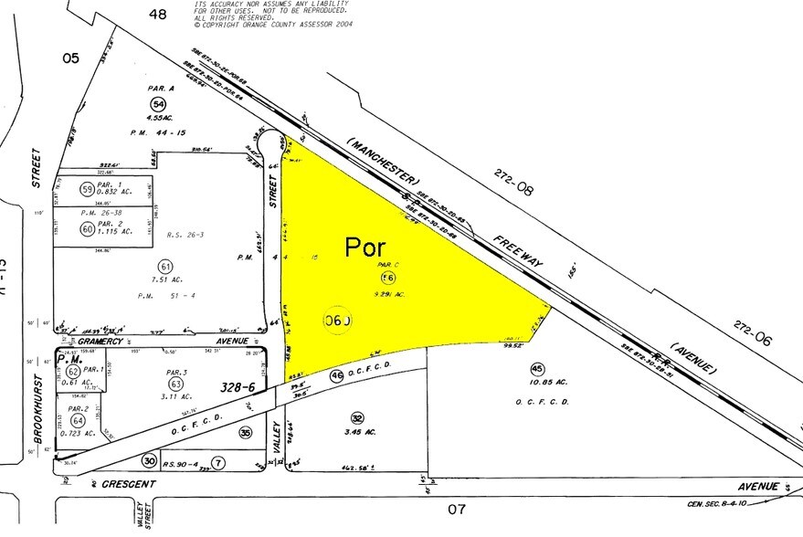 2101 W Crescent Ave, Anaheim, CA à louer - Plan cadastral – Image 2 sur 11