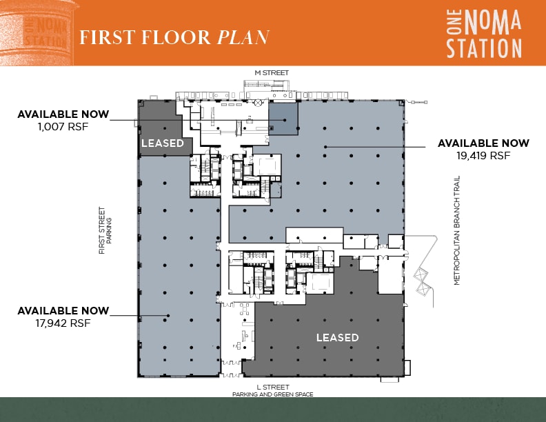 131 M St NE, Washington, DC à louer Plan d’étage– Image 1 sur 1