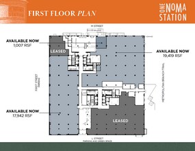 131 M St NE, Washington, DC à louer Plan d’étage– Image 1 sur 1