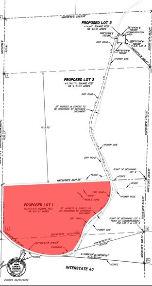 N Frontage Road 324, Houck, AZ à vendre - Plan cadastral – Image 2 sur 2