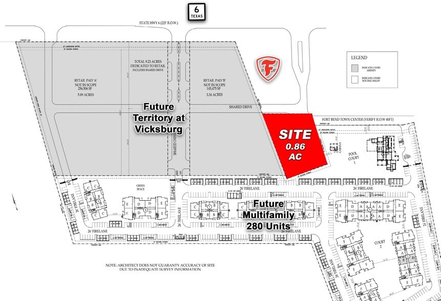 10060 Hwy 6, Missouri City, TX à vendre - Plan de site – Image 2 sur 2
