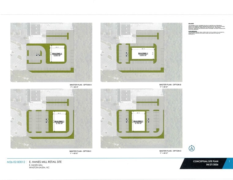 3320 E Hanes Mill Rd, Winston-Salem, NC à louer - Plan de site – Image 2 sur 2