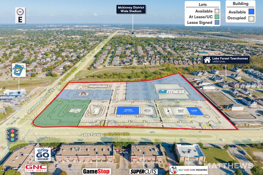 4102 S Lake Forest Dr, McKinney, TX à louer - Photo de l’immeuble – Image 2 sur 2