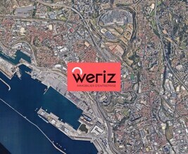 Marseille, BDR - Vue aérienne  vue de carte