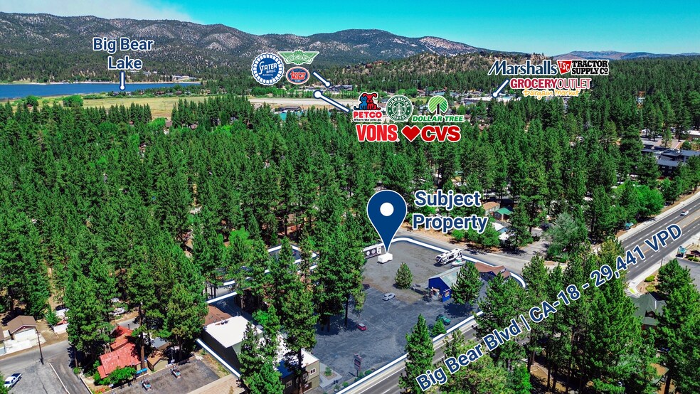 41656 Big Bear Blvd, Big Bear Lake, CA à vendre - Photo de l’immeuble – Image 2 sur 56