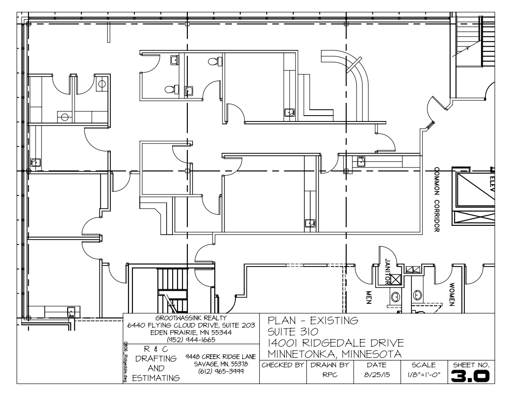 14001 Ridgedale Dr, Minnetonka, MN à louer Plan d’étage– Image 1 sur 2