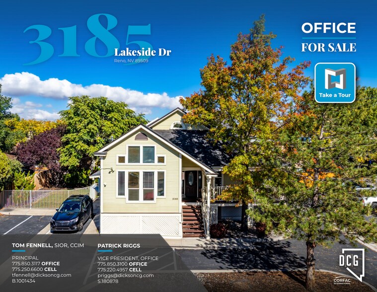 3185 Lakeside Dr, Reno, NV à vendre - Photo de l’immeuble – Image 1 sur 17