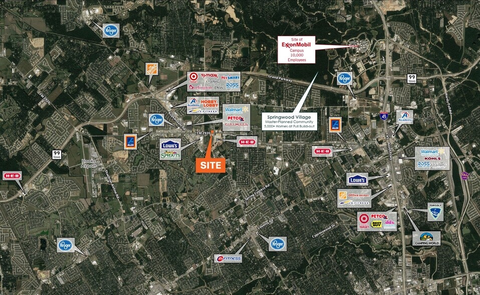 NWC FM 2920 & Gosling Rd rd, Spring, TX à louer - Plan de site – Image 3 sur 3