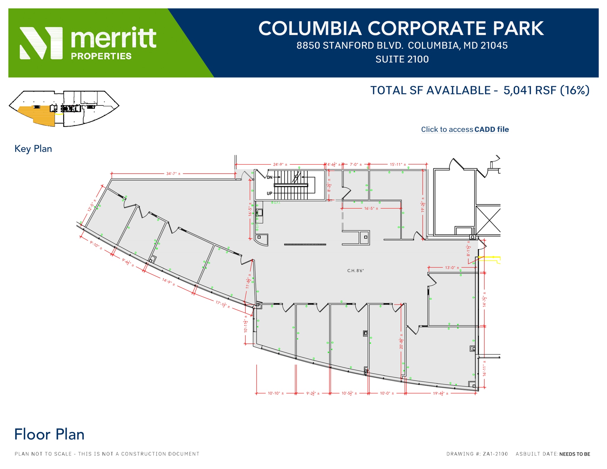 8830 Stanford Blvd, Columbia, MD à louer Plan d’étage– Image 1 sur 1