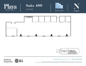 6100 Center Dr, Los Angeles, CA à louer Plan d’étage– Image 1 sur 1