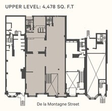 2090-2130 de la Montagne, Montréal, QC à louer Plan d’étage– Image 1 sur 1