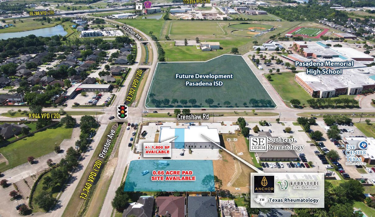 Preston Road, Pasadena, TX à louer Aérien– Image 1 sur 5