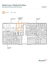 9601 Blackwell Rd, Rockville, MD à louer Plan d’étage– Image 1 sur 11