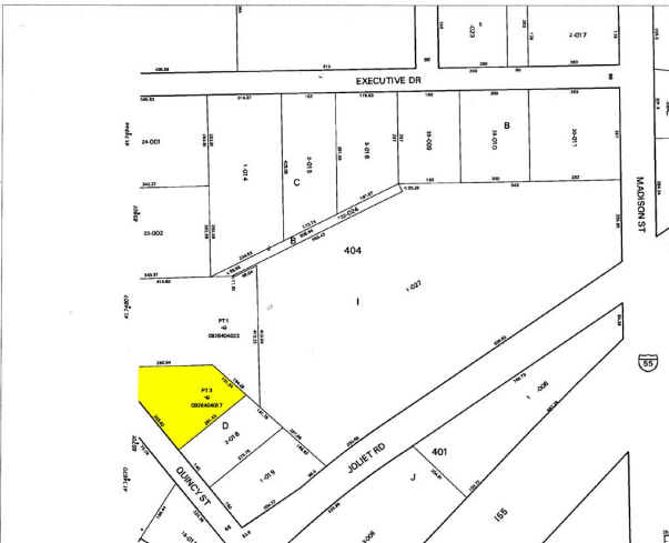 7825-7827 S Quincy St, Willowbrook, IL à louer - Plan cadastral – Image 2 sur 5