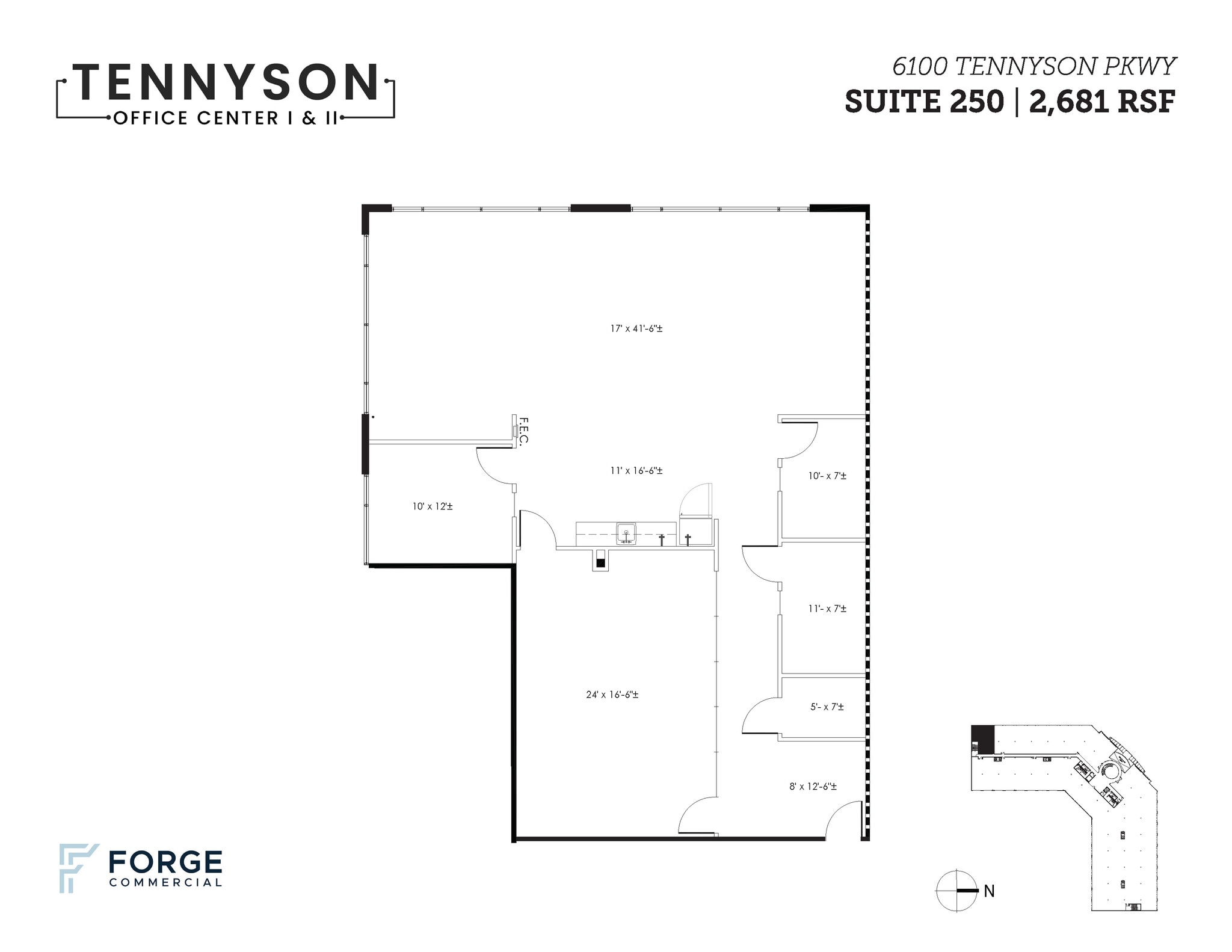 6100 Tennyson Pky, Plano, TX à louer Plan d’étage– Image 1 sur 1