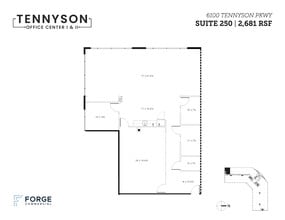 6100 Tennyson Pky, Plano, TX à louer Plan d’étage– Image 1 sur 1