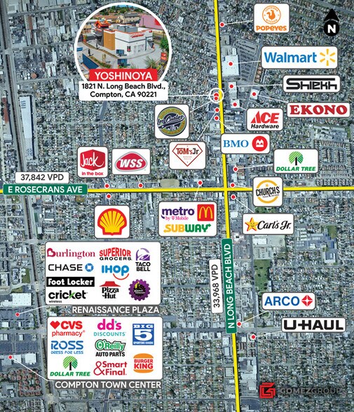 1821 N Long Beach Blvd, Compton, CA à vendre - Photo de l’immeuble – Image 3 sur 14