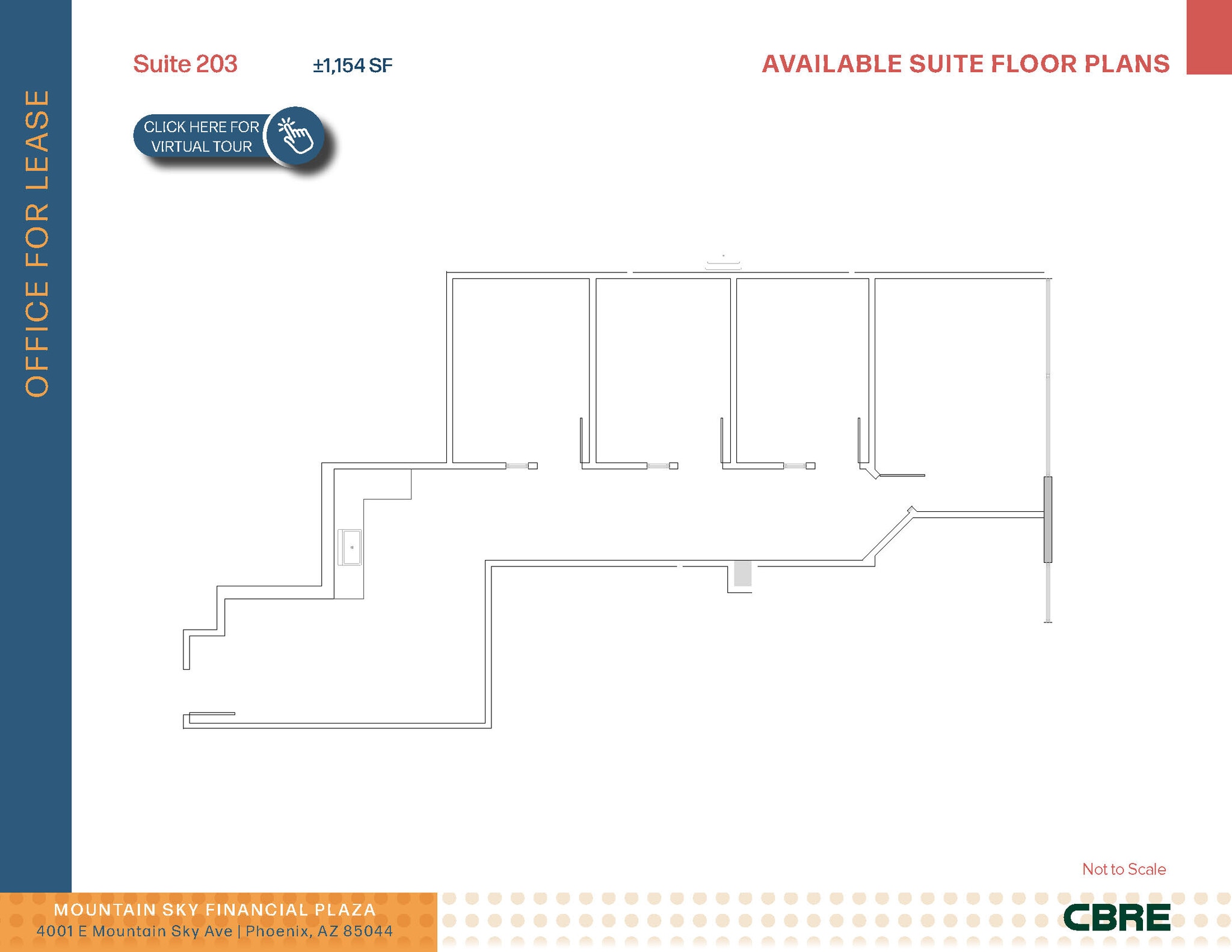 4001 E Mountain Sky Ave, Phoenix, AZ à louer Plan d’étage– Image 1 sur 8