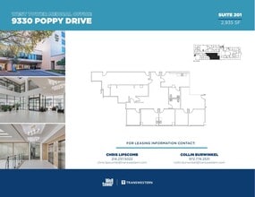 9330 Poppy Dr, Dallas, TX à louer Plan d’étage– Image 1 sur 1