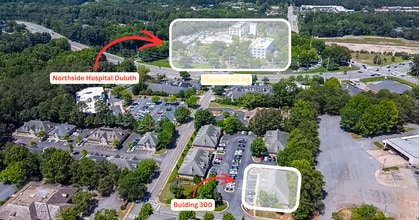 3505 Duluth Park Ln, Duluth, GA - Vue aérienne vue de carte