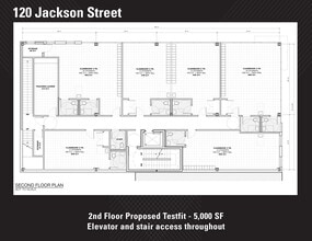 120 Jackson St, Brooklyn, NY à louer Plan d’étage– Image 1 sur 3