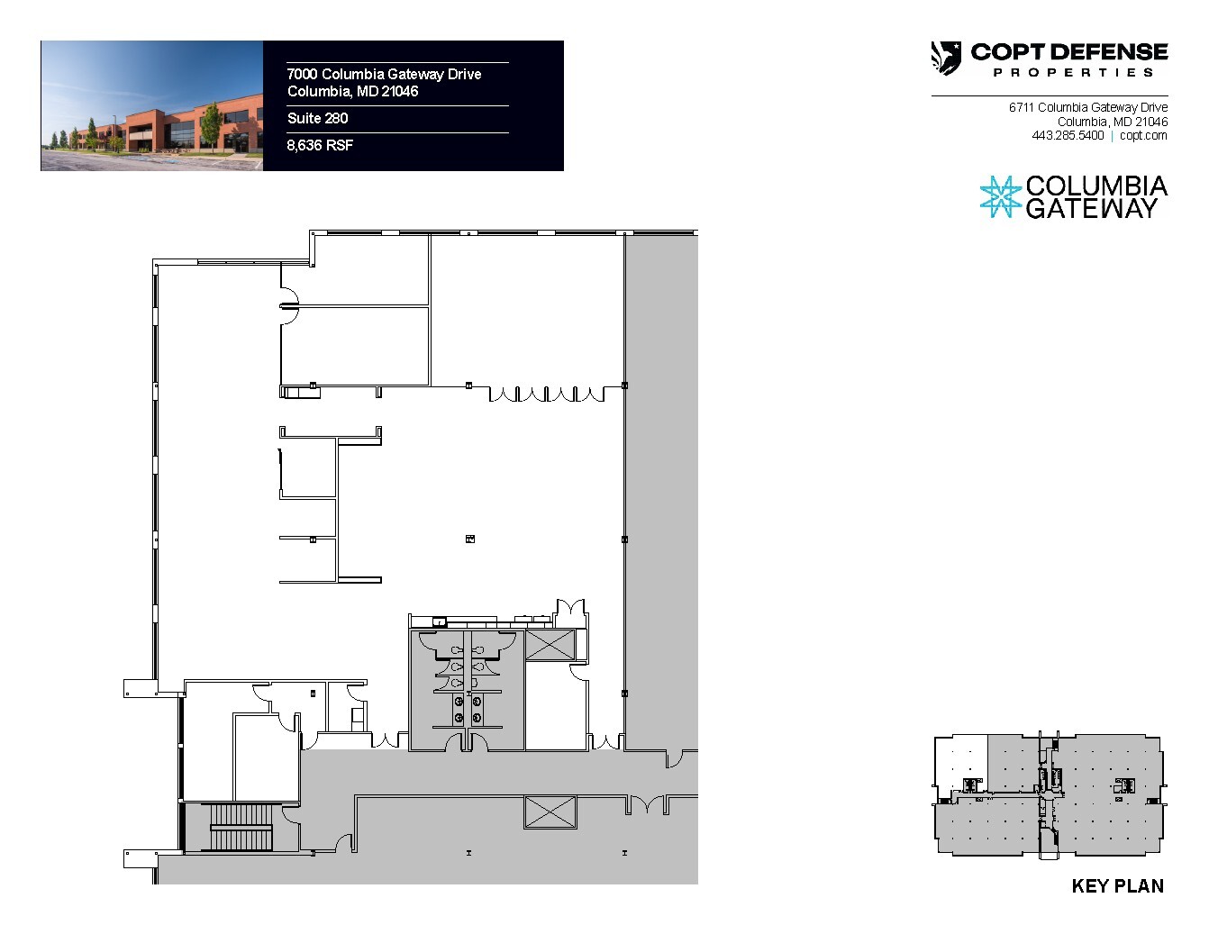7000 Columbia Gateway Dr, Columbia, MD à louer Plan d’étage– Image 1 sur 1