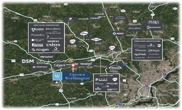 455 Carnegie Blvd, Malvern, PA à louer Aérien– Image 2 sur 4