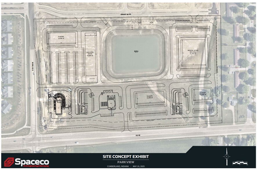700 South Dr, New Palestine, IN à louer - Plan de site – Image 3 sur 3