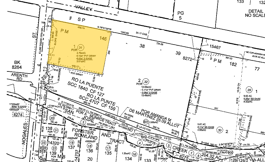 712 Nogales St, City Of Industry, CA à louer - Plan cadastral – Image 2 sur 6