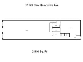 10107 New Hampshire Ave, Silver Spring, MD à louer Plan de site– Image 1 sur 1