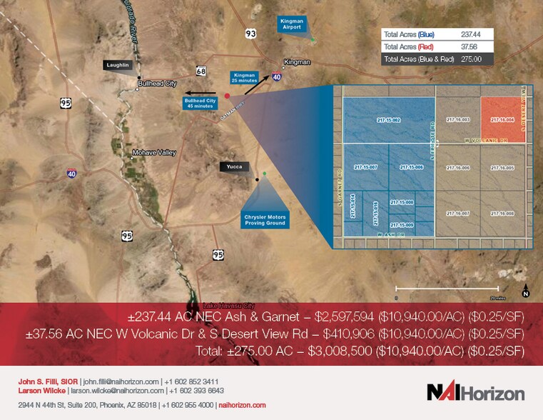 +/- 275 AC Ash & Garnet - Mohave County, Golden Valley, AZ à vendre - Photo de l’immeuble – Image 2 sur 4