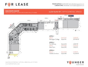 5555 Rufe Snow Dr, North Richland Hills, TX à louer Plan d’étage– Image 2 sur 2