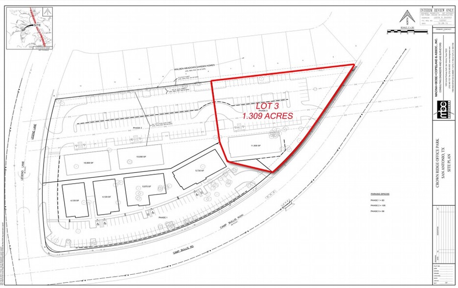 Camp Bullis Rd, San Antonio, TX à vendre - Plan cadastral – Image 2 sur 2