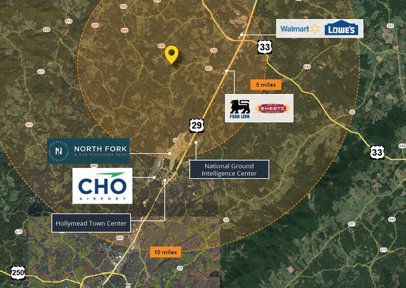 623 Welsh Run Rd, Ruckersville, VA à louer - Aérien – Image 2 sur 5