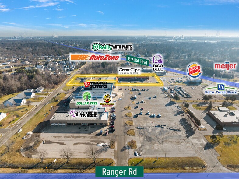 3180-3280 Gratiot Ave, Marysville, MI à louer - Photo de l’immeuble – Image 2 sur 6