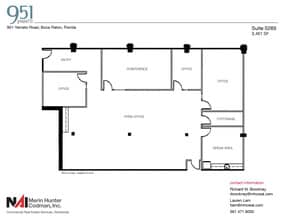 951 Yamato Rd, Boca Raton, FL à louer Plan d’étage– Image 2 sur 2