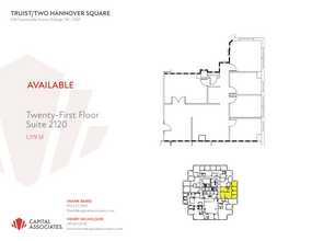 434 Fayetteville St, Raleigh, NC à louer Plan d’étage– Image 1 sur 1