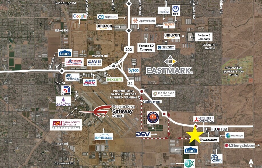 NEC Signal Butte & Pecos Road, Mesa, AZ à vendre - Aérien – Image 3 sur 3