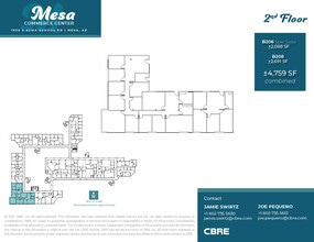 1930 S Alma School Rd, Mesa, AZ à louer Plan d’étage– Image 2 sur 11