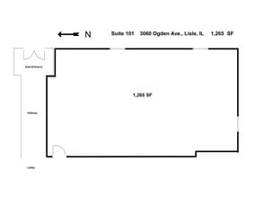 3060-3080 Ogden Ave, Lisle, IL à louer Plan de site– Image 1 sur 1