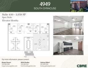 4949 S Syracuse St, Denver, CO à louer Plan d’étage– Image 1 sur 4