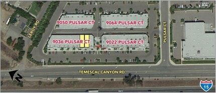 9036 Pulsar Ct, Corona, CA à louer Carte– Image 2 sur 2