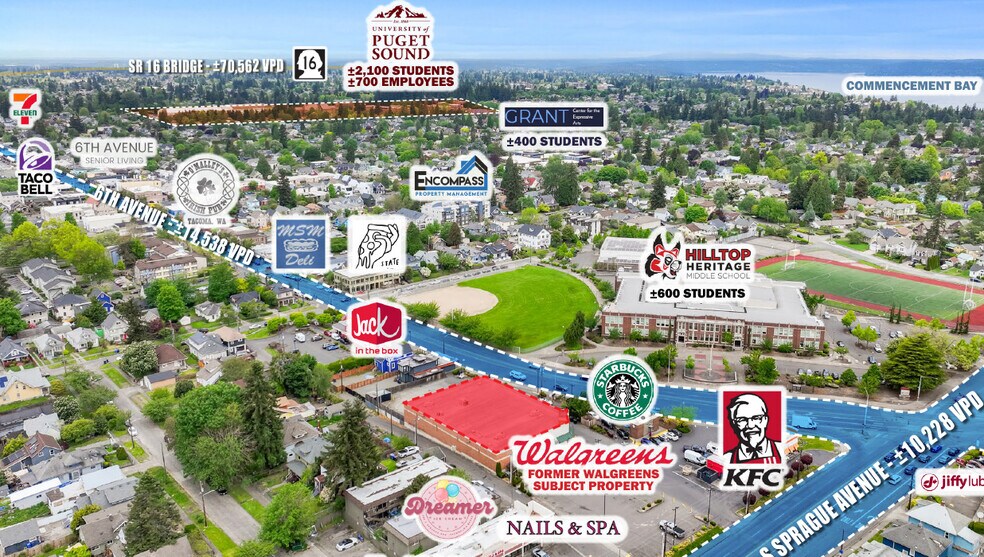 2024 6th Ave, Tacoma, WA à vendre - Photo de l’immeuble – Image 3 sur 5